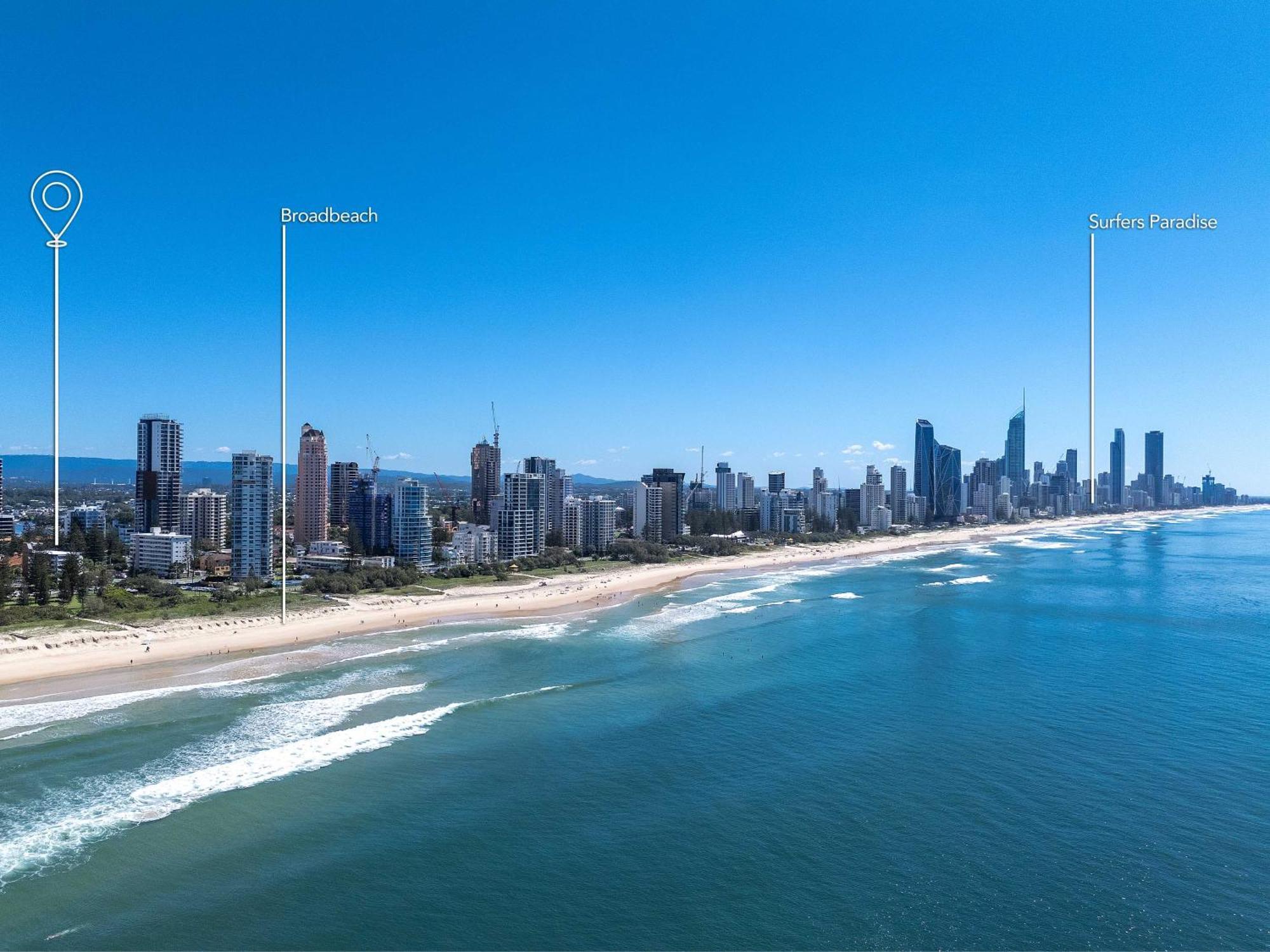 Hi Ho Beach Apartments On Broadbeach Gold Coast Exterior foto